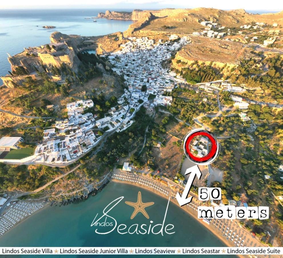 Lindos Seaview Apartment ภายนอก รูปภาพ